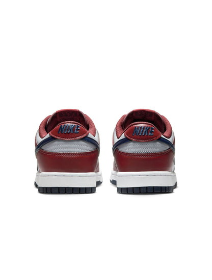 Nike Mens Dunk Low Retro - Wolf Grey/Team Red by Denim Exchange