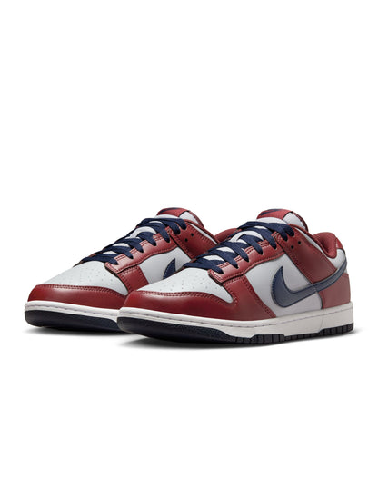 Nike Mens Dunk Low Retro - Wolf Grey/Team Red by Denim Exchange