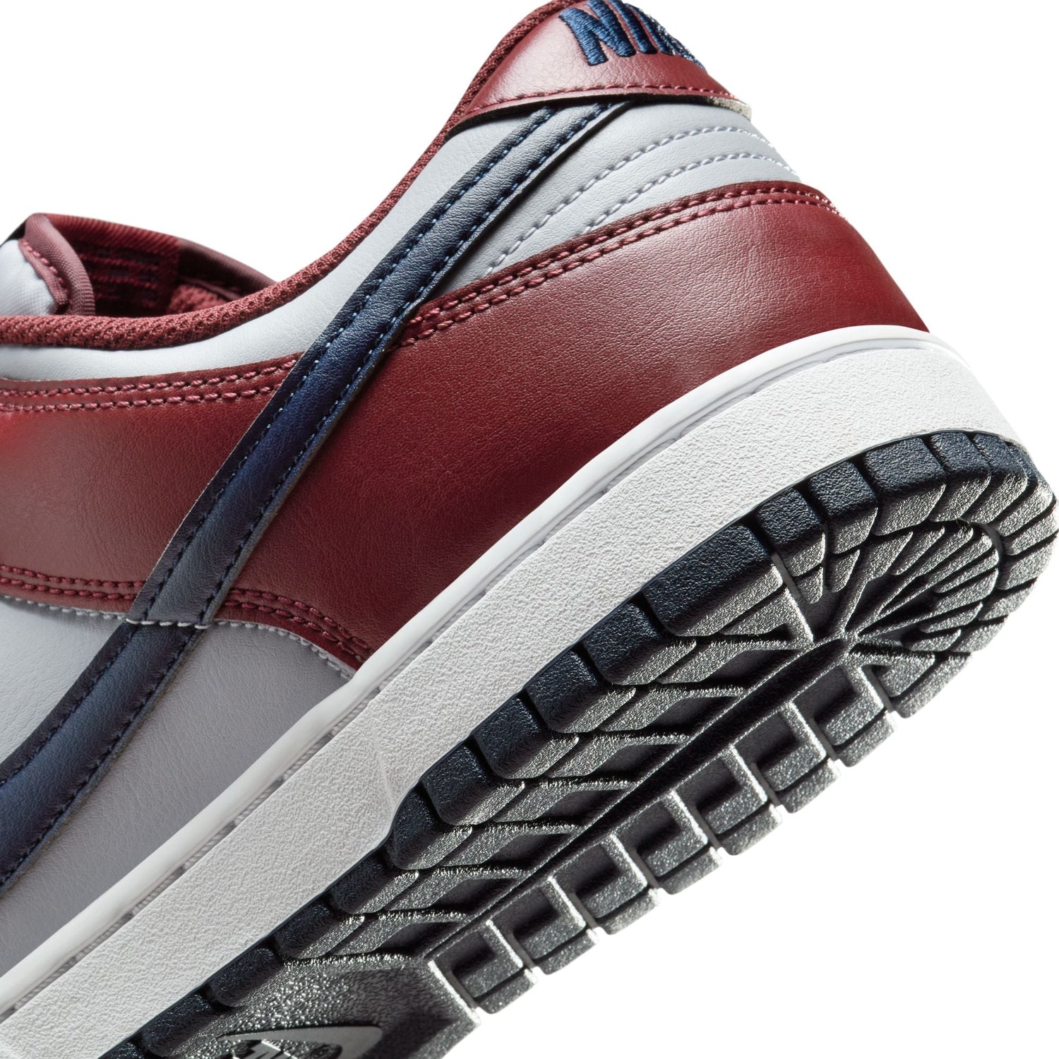 Nike Mens Dunk Low Retro - Wolf Grey/Team Red by Denim Exchange