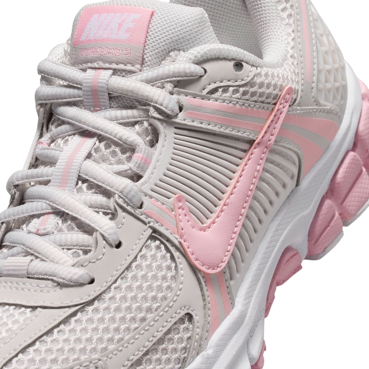 Nike Big Kids Vomero 5 - Vast Grey/Soft Pink by Denim Exchange