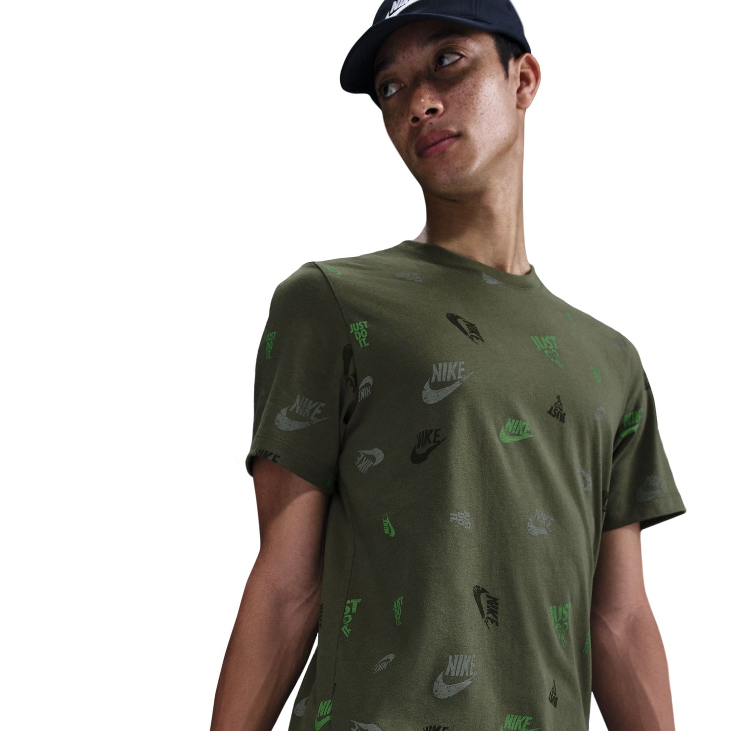 Nike Mens Sportswear Tee - Medium Olive by Denim Exchange