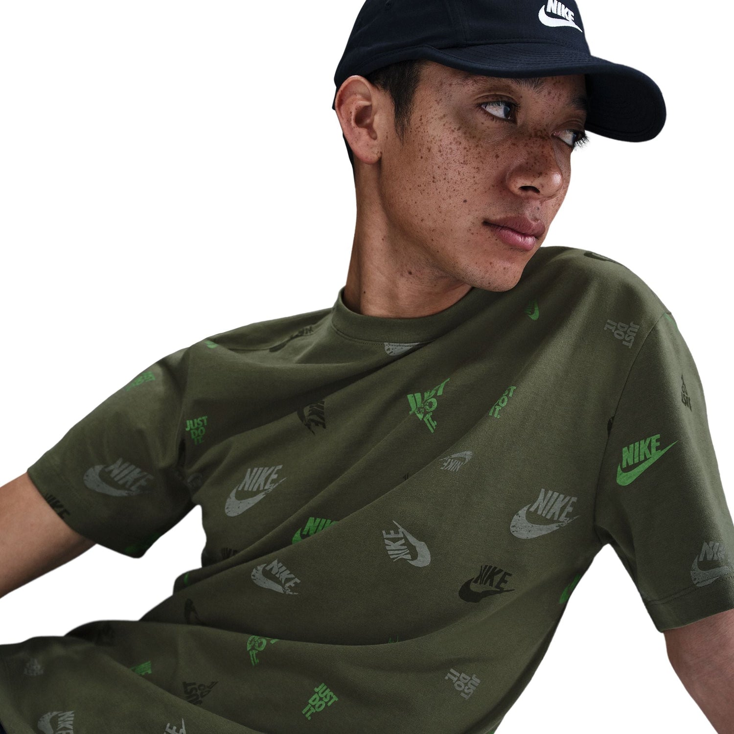 Nike Mens Sportswear Tee - Medium Olive by Denim Exchange