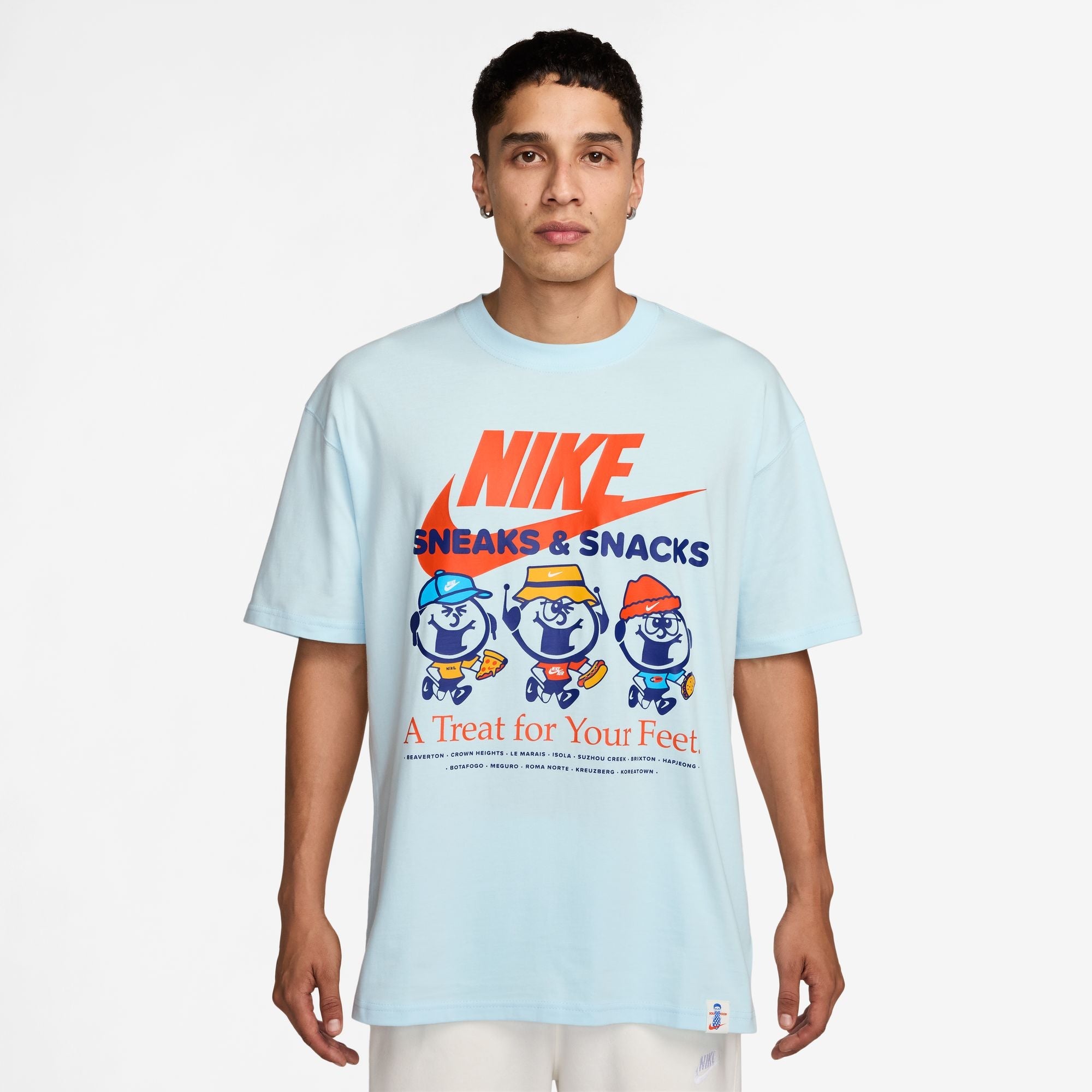 Nike Mens Sportswear Max90 Tee - Glacier Blue by Denim Exchange