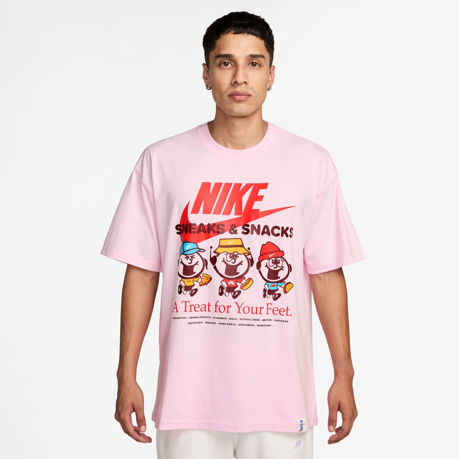 Nike Mens Sportswear Max90 Tee - Pink Foam by Denim Exchange