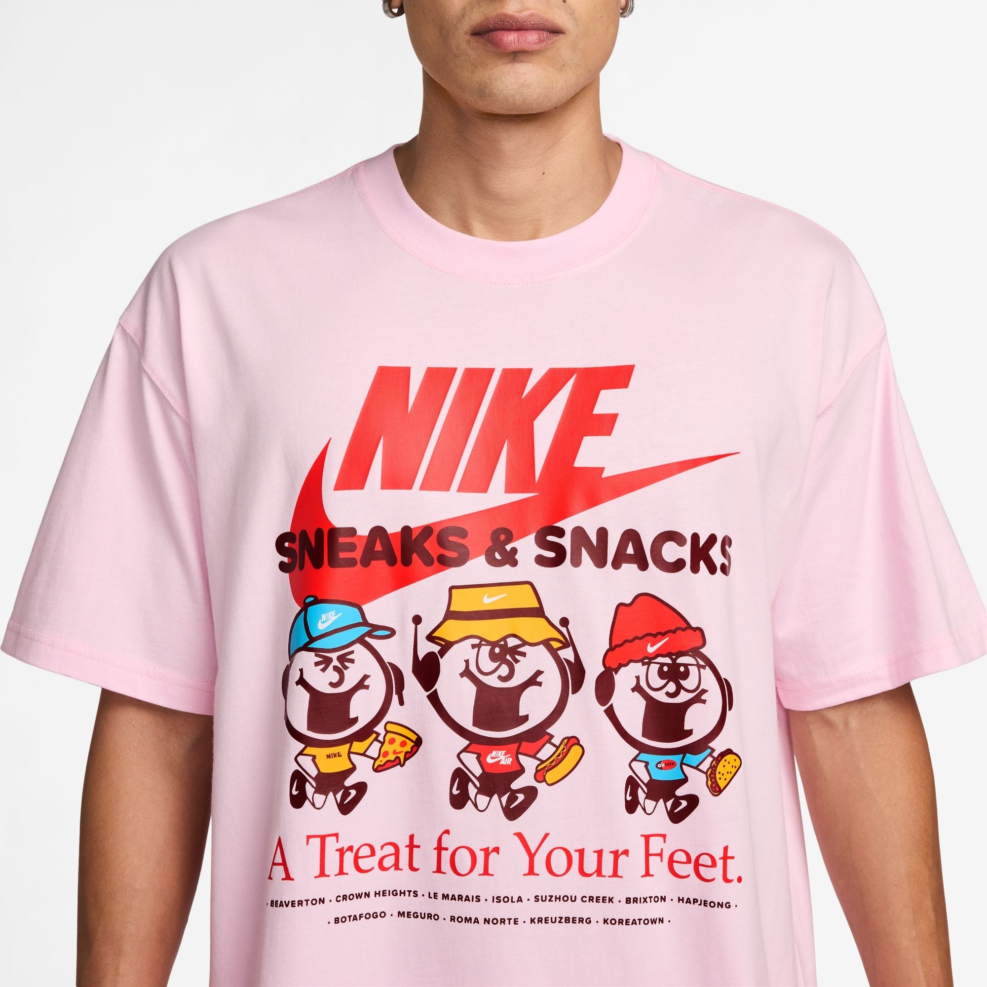 Nike Mens Sportswear Max90 Tee - Pink Foam by Denim Exchange