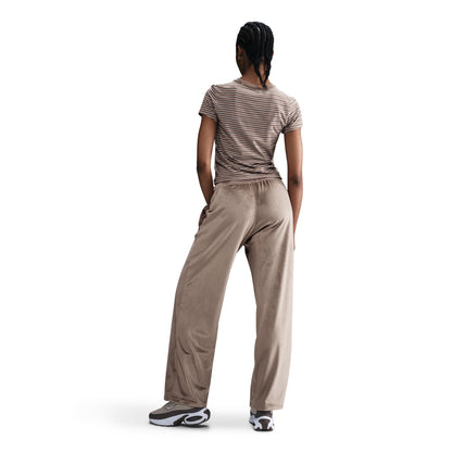 Nike Womens Sportswear Chill Knit Pants - Mink Brown by Denim Exchange