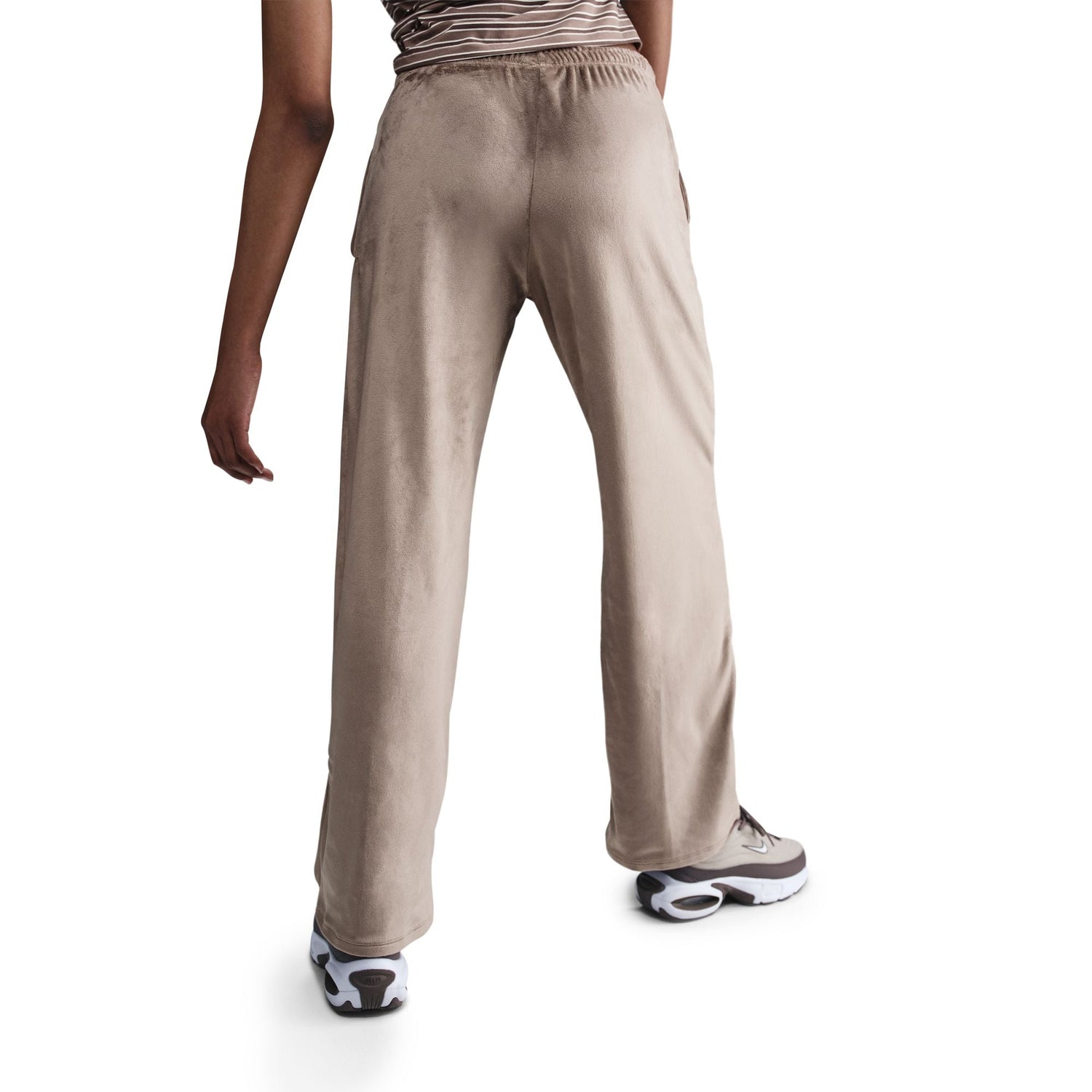 Nike Womens Sportswear Chill Knit Pants - Mink Brown by Denim Exchange
