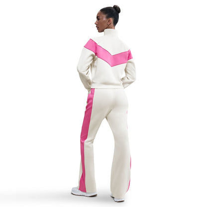 Nike Womens Sportswear Windrunner Knit Jacket - Sail/Playful Pink by Denim Exchange