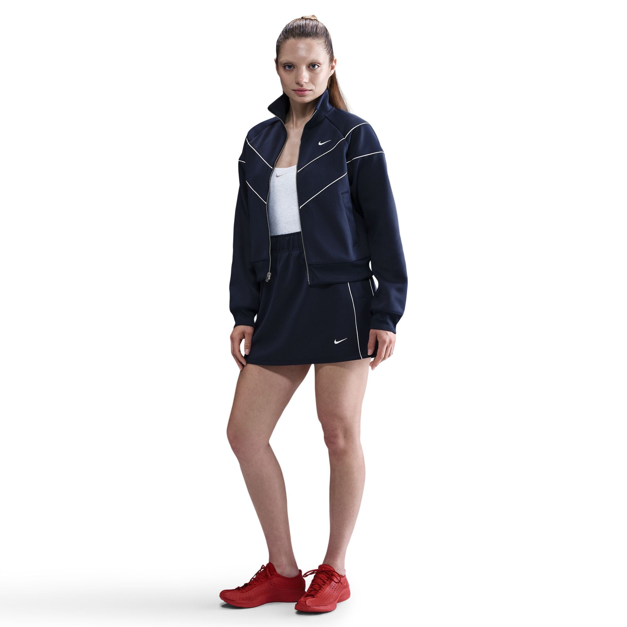 Nike Womens Sportswear Windrunner Knit Jacket - Midnight Navy by Denim Exchange