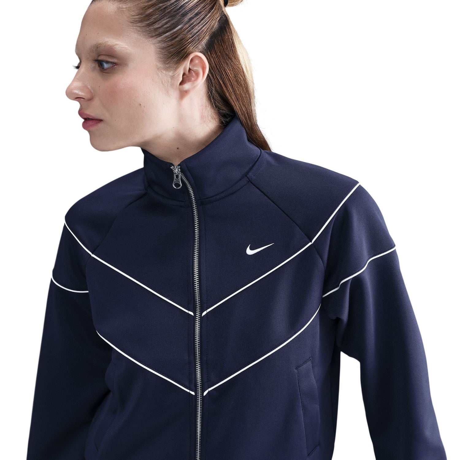 Nike Womens Sportswear Windrunner Knit Jacket - Midnight Navy by Denim Exchange