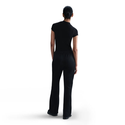 Nike Womens Mid Rise Slim Knit Trousers - Black by Denim Exchange