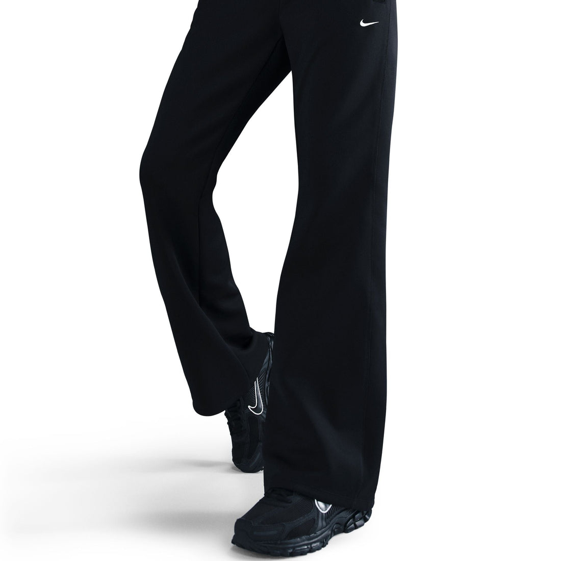 Nike Womens Mid Rise Slim Knit Trousers - Black by Denim Exchange