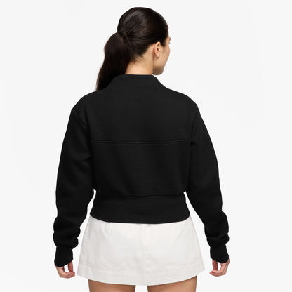 Nike Womens Sportswear Tech Cropped Top - Black by Denim Exchange