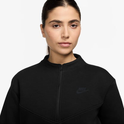 Nike Womens Sportswear Tech Cropped Top - Black by Denim Exchange