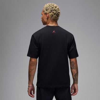 Air Jordan Mens Sneaker Patch Tee - Black by Denim Exchange