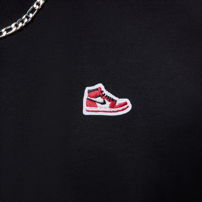 Air Jordan Mens Sneaker Patch Tee - Black by Denim Exchange