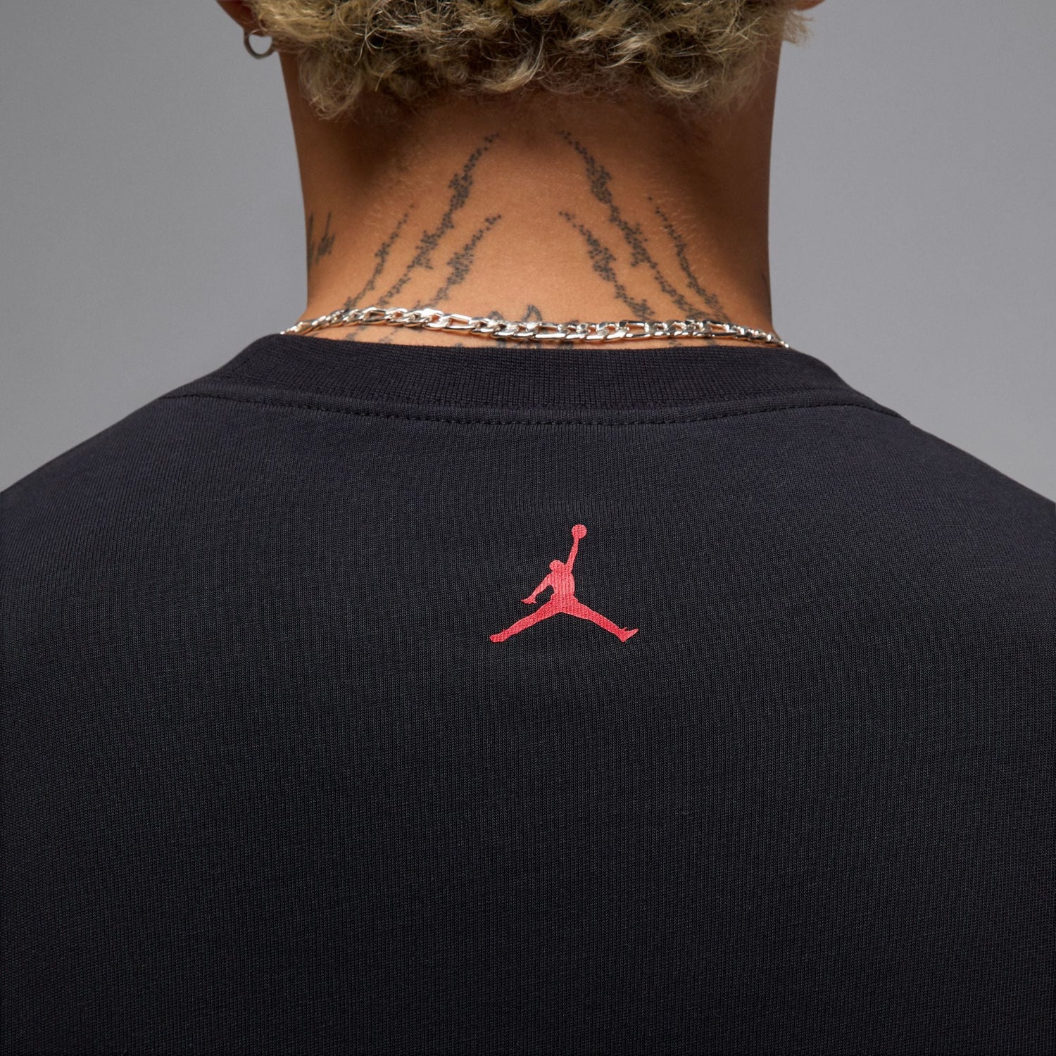 Air Jordan Mens Sneaker Patch Tee - Black by Denim Exchange