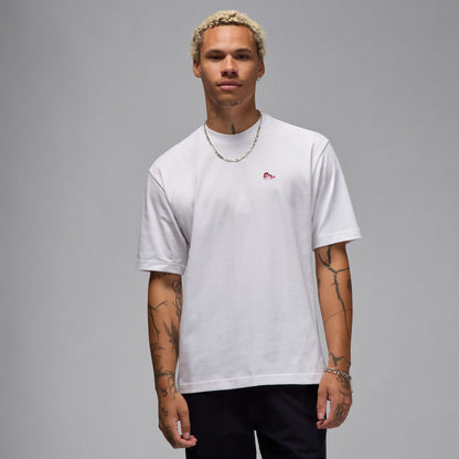Air Jordan Mens Sneaker Patch Tee - White by Denim Exchange