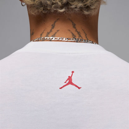 Air Jordan Mens Sneaker Patch Tee - White by Denim Exchange