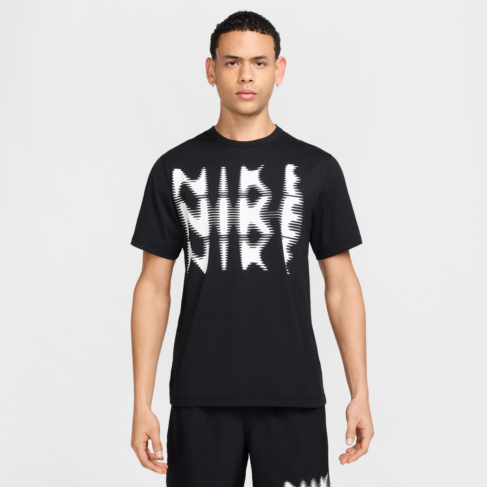 Nike Mens Hyverse Tee - Black/White by Denim Exchange