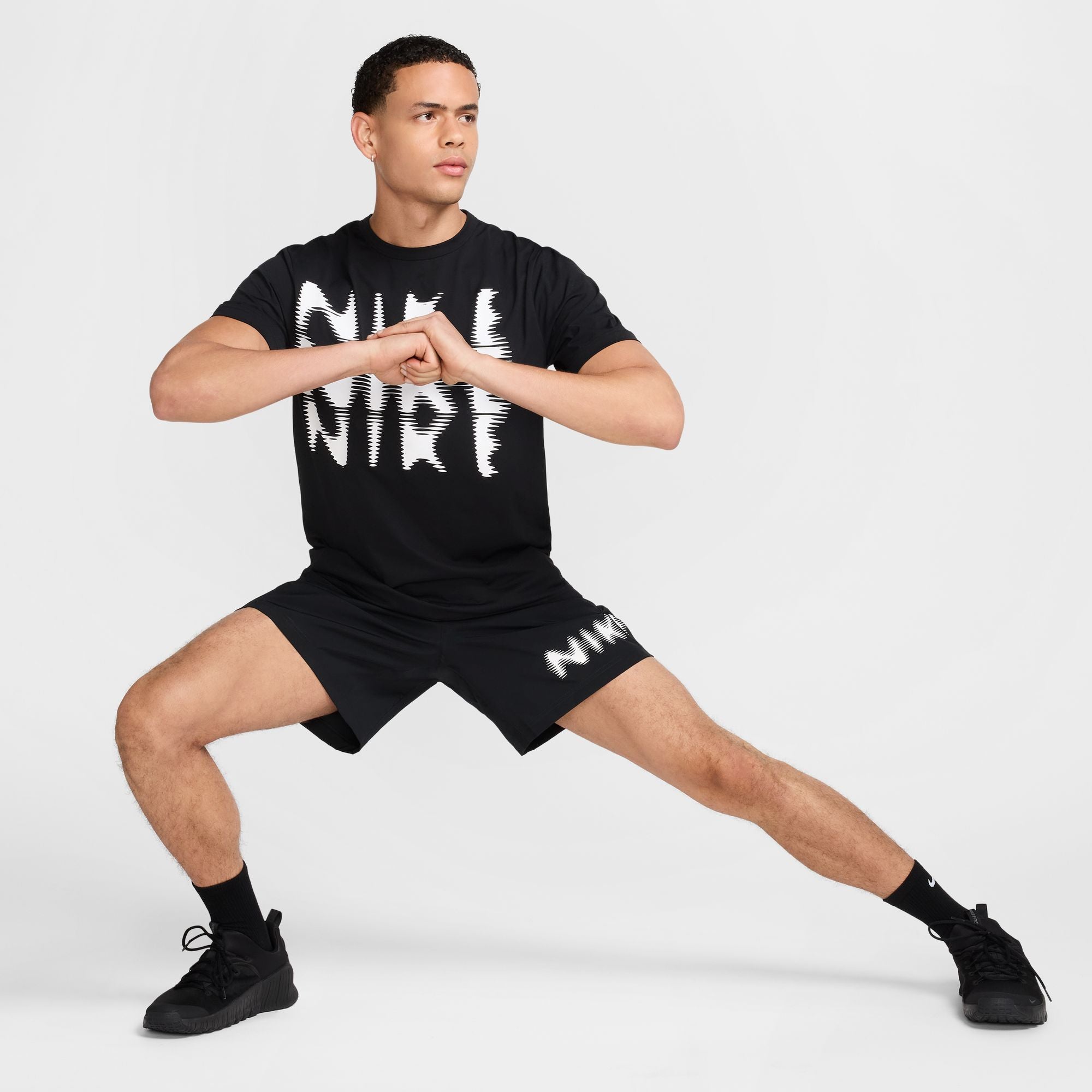 Nike Mens Hyverse Tee - Black/White by Denim Exchange