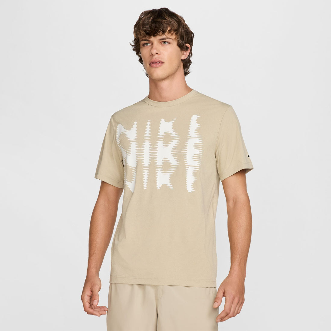 Nike Mens Hyverse Tee - Desert Khaki by Denim Exchange