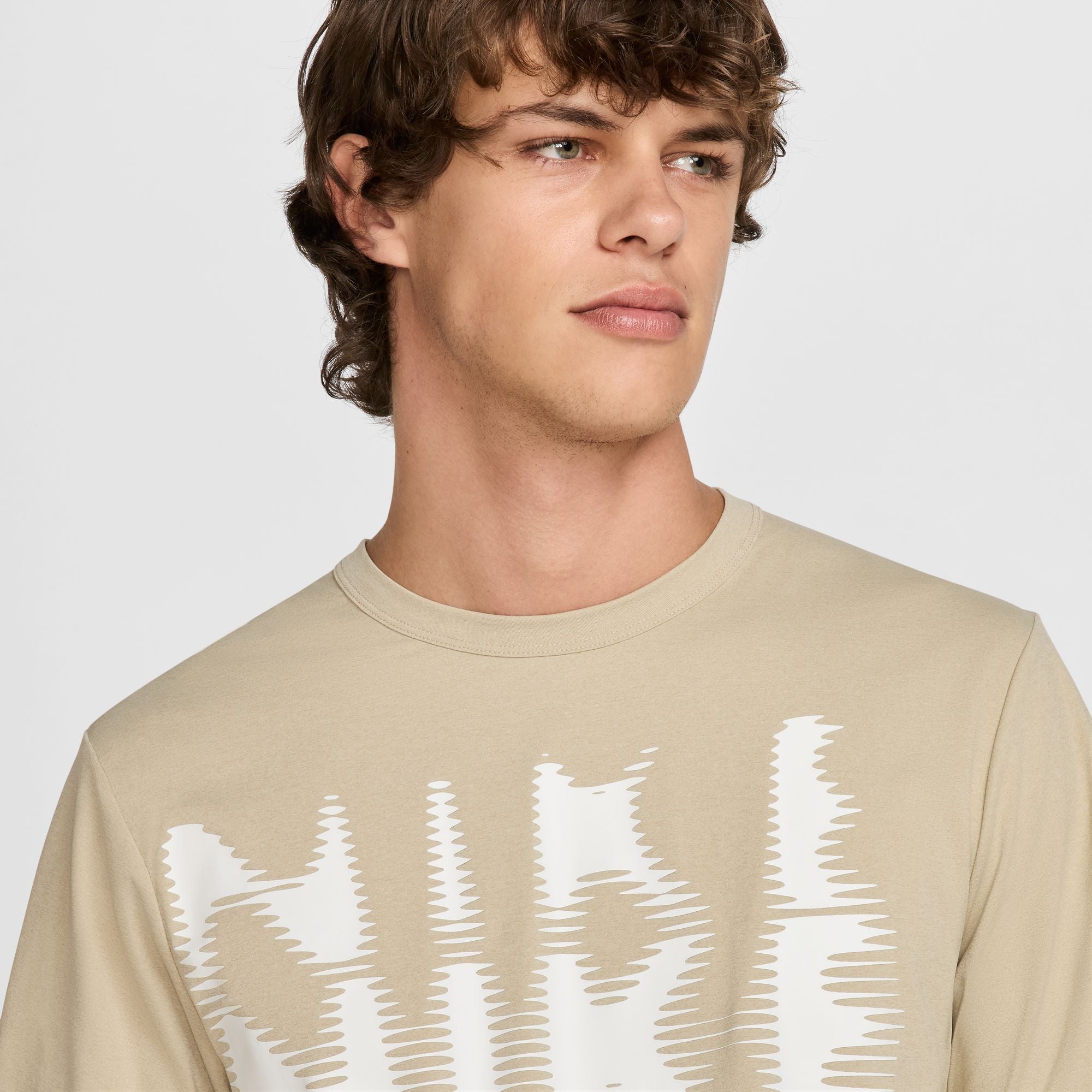 Nike Mens Hyverse Tee - Desert Khaki by Denim Exchange
