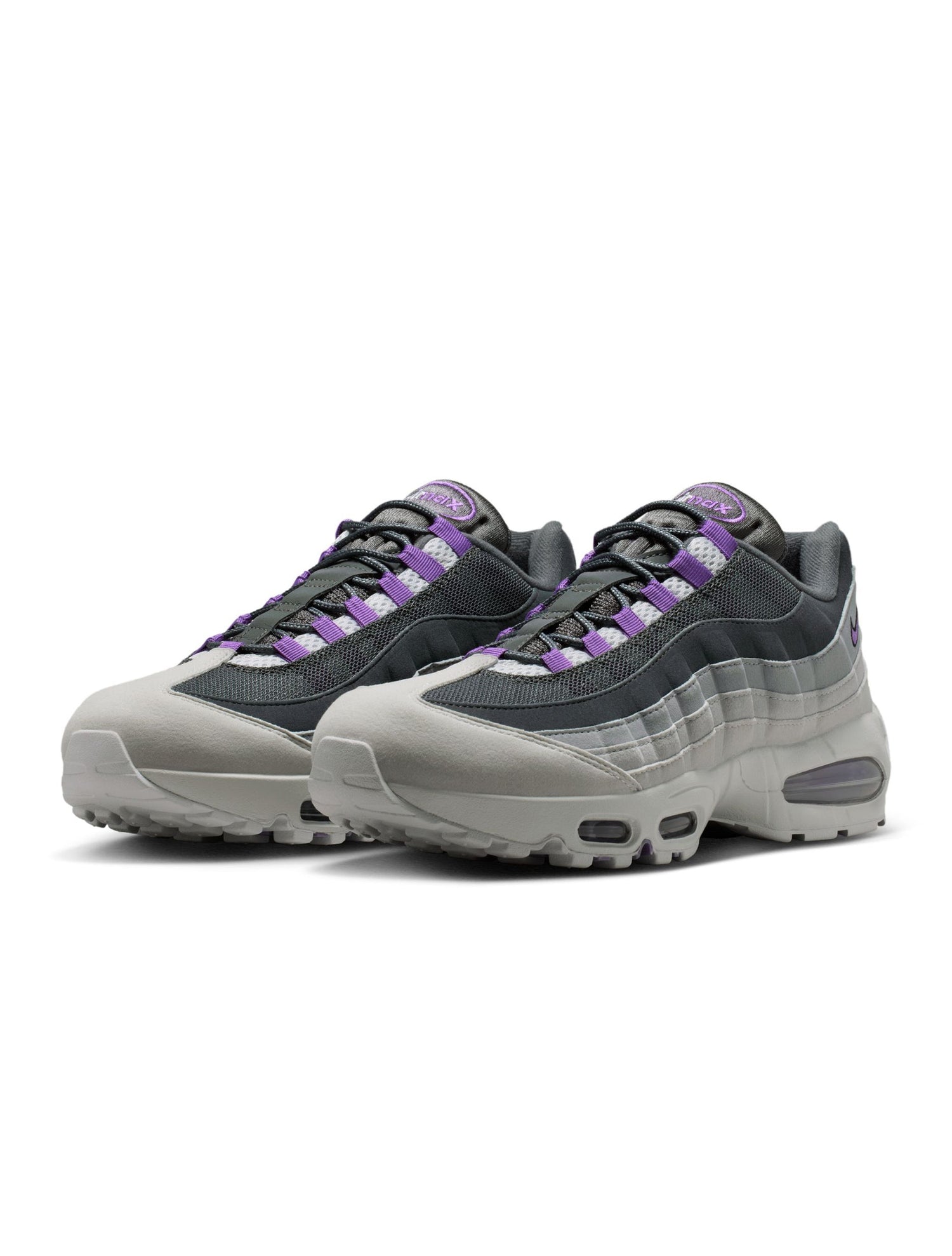 Nike Mens Air Max 95 Big Bubble OG - Photon Dust/Bright Violet by Denim Exchange