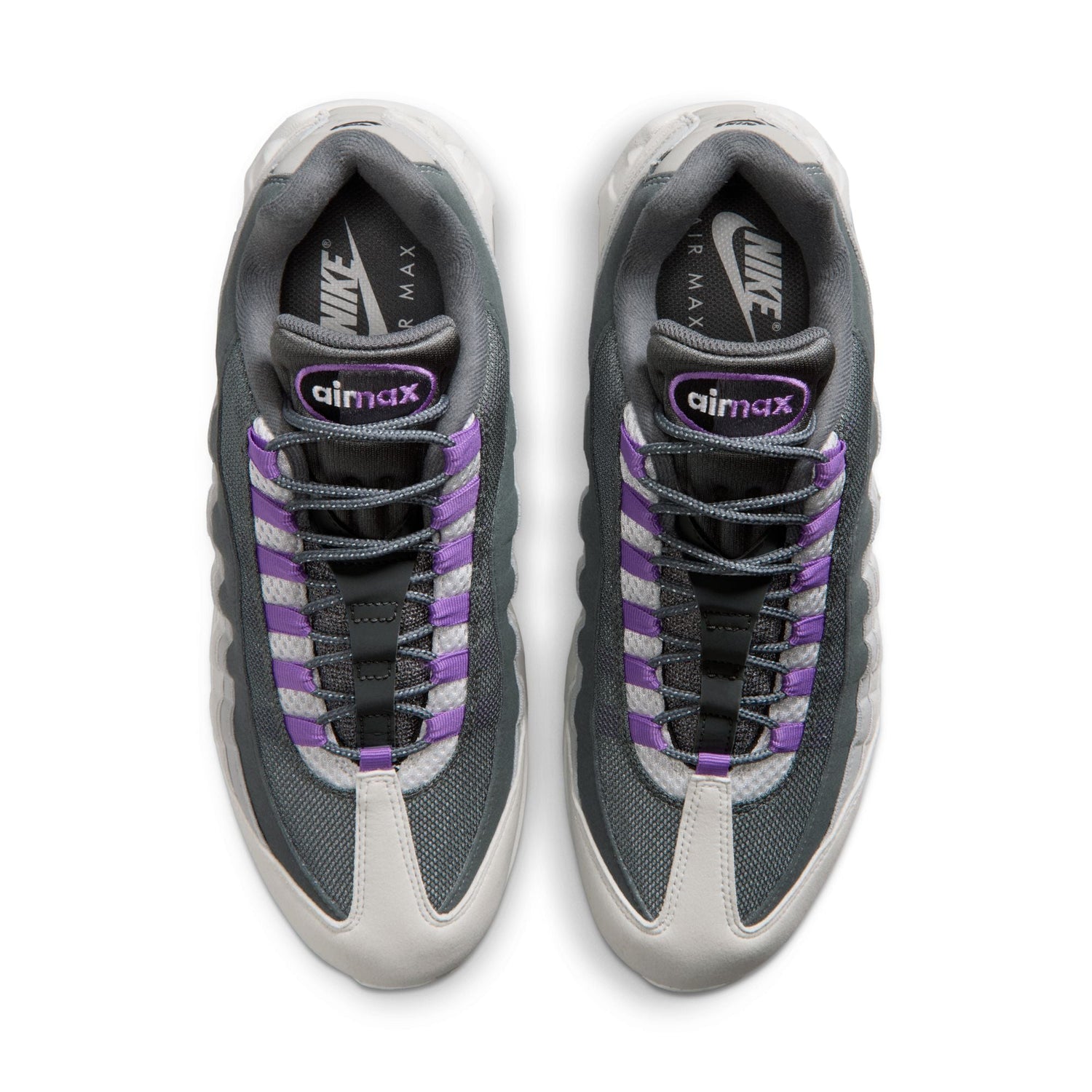Nike Mens Air Max 95 Big Bubble OG - Photon Dust/Bright Violet by Denim Exchange