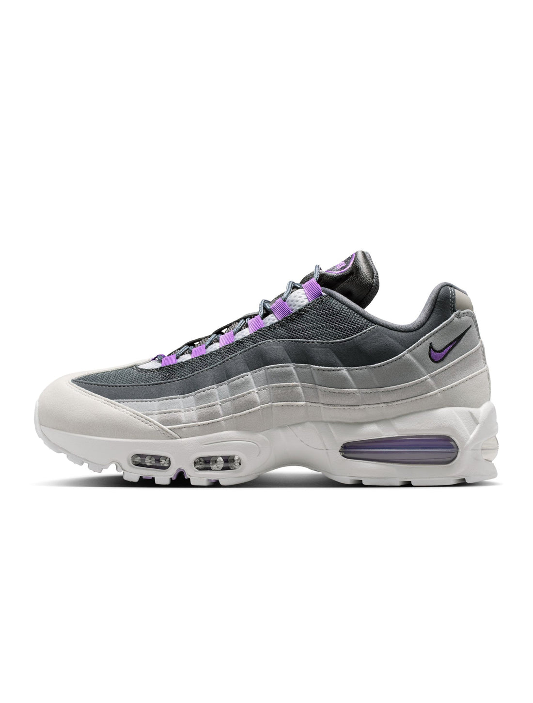 Nike Mens Air Max 95 Big Bubble OG - Photon Dust/Bright Violet by Denim Exchange