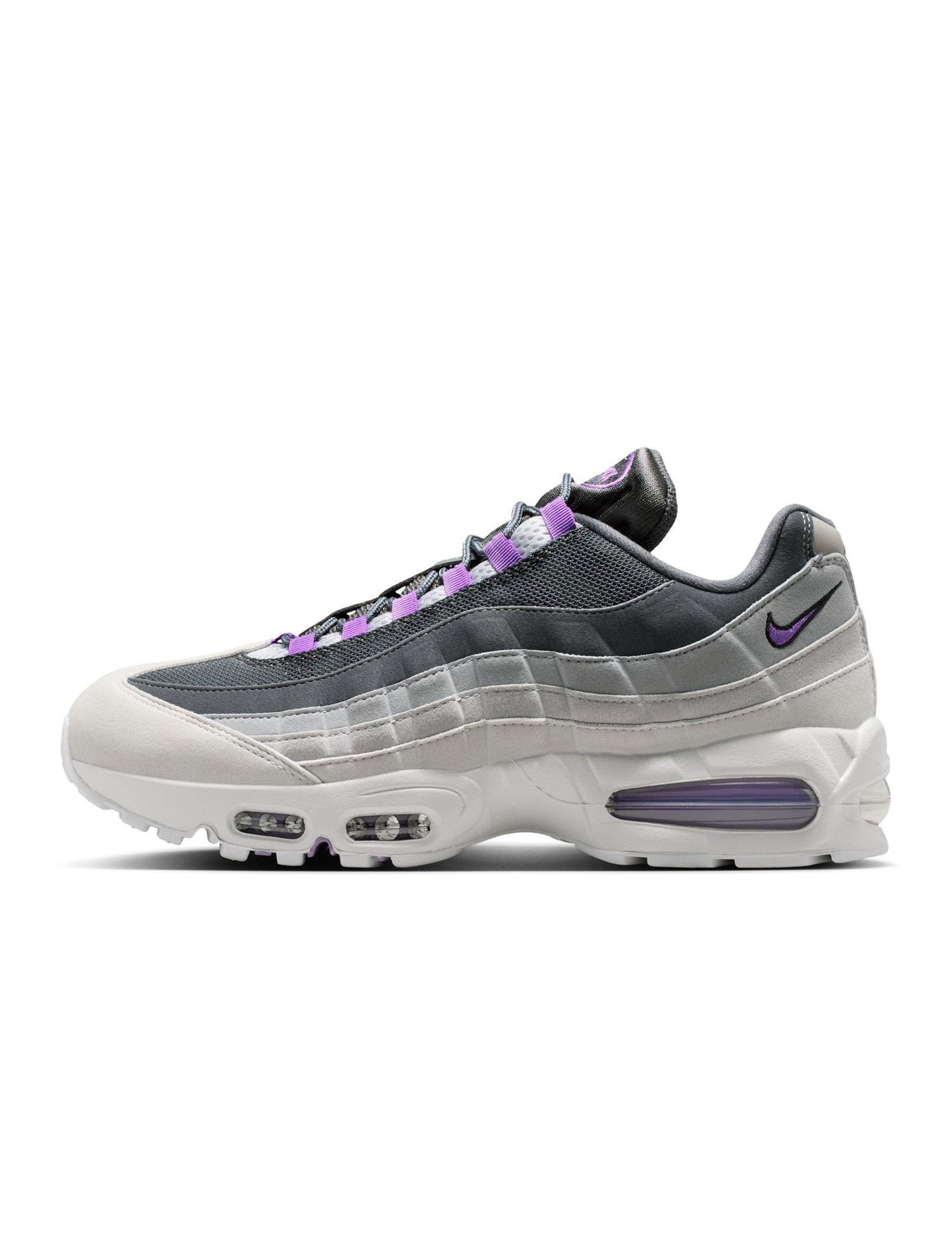 Nike Mens Air Max 95 Big Bubble OG - Photon Dust/Bright Violet by Denim Exchange