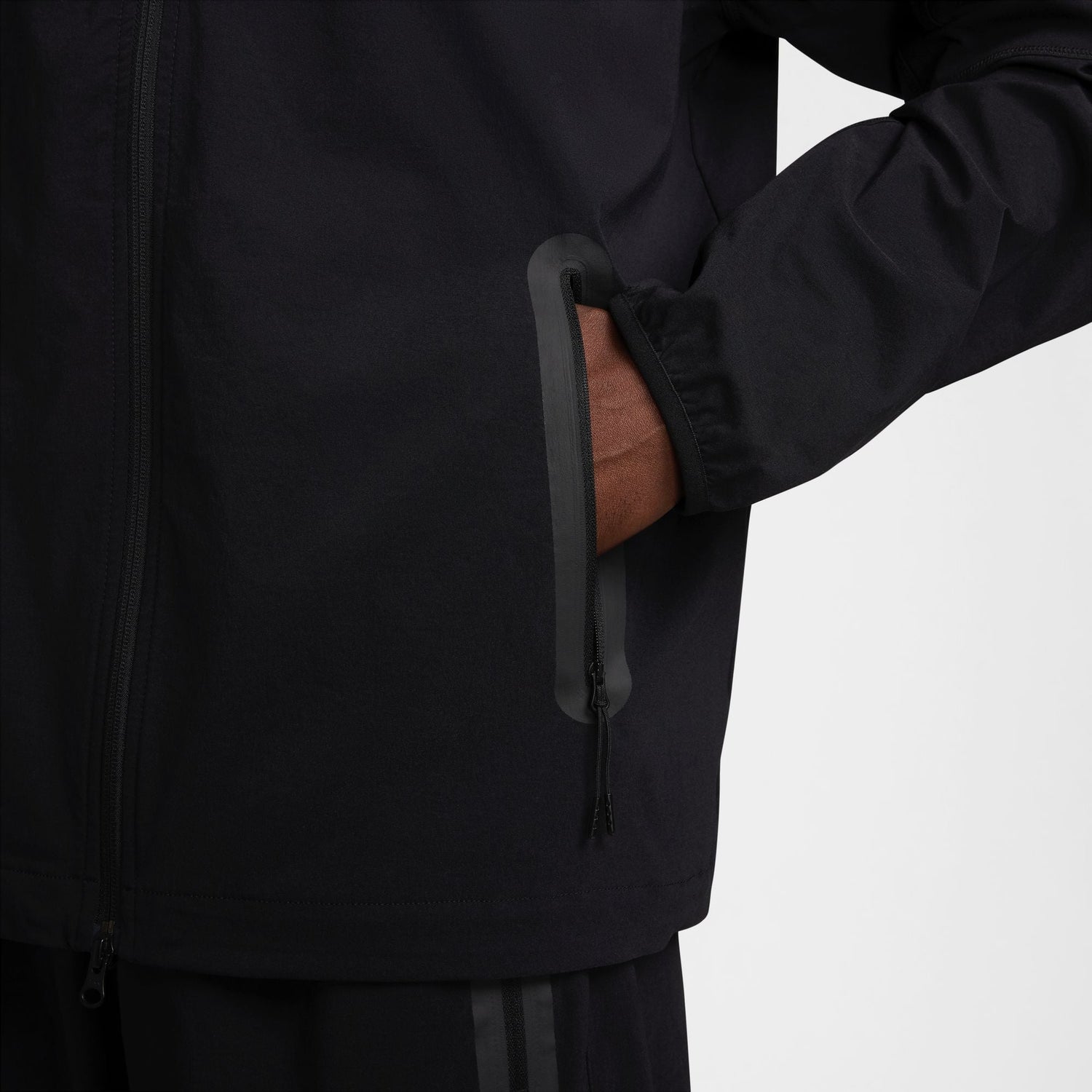 Nike Mens Tech Woven Jacket - Black by Denim Exchange