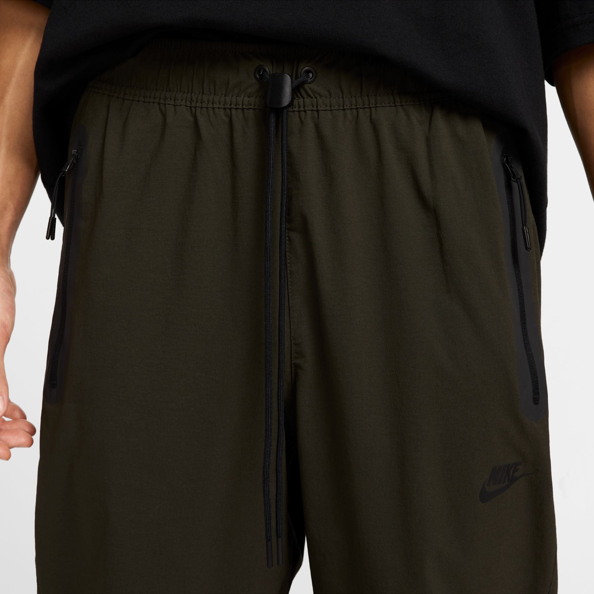 Nike Mens Tech Woven Pants - Sequoia/Black by Denim Exchange