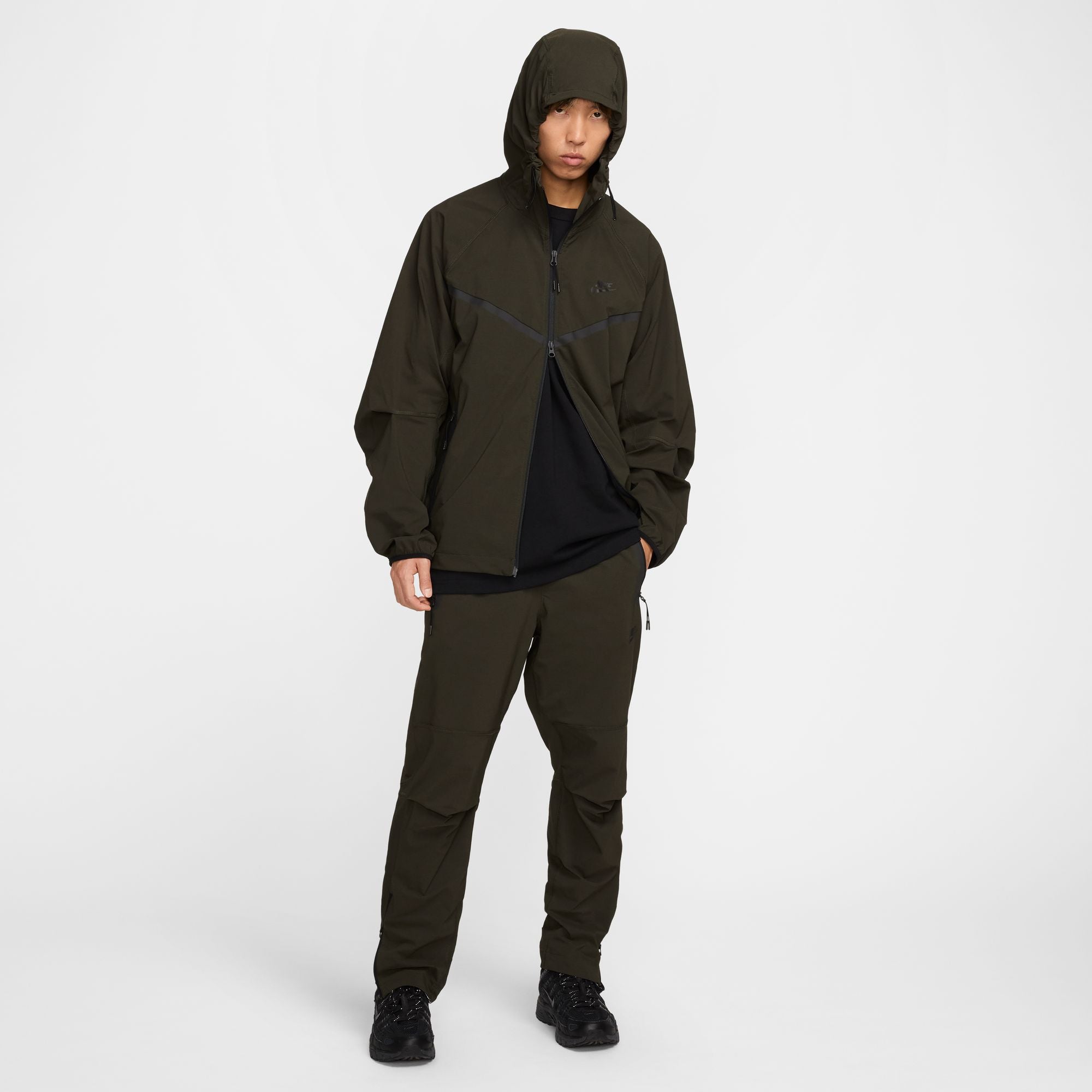 Nike Mens Tech Woven Pants - Sequoia/Black by Denim Exchange