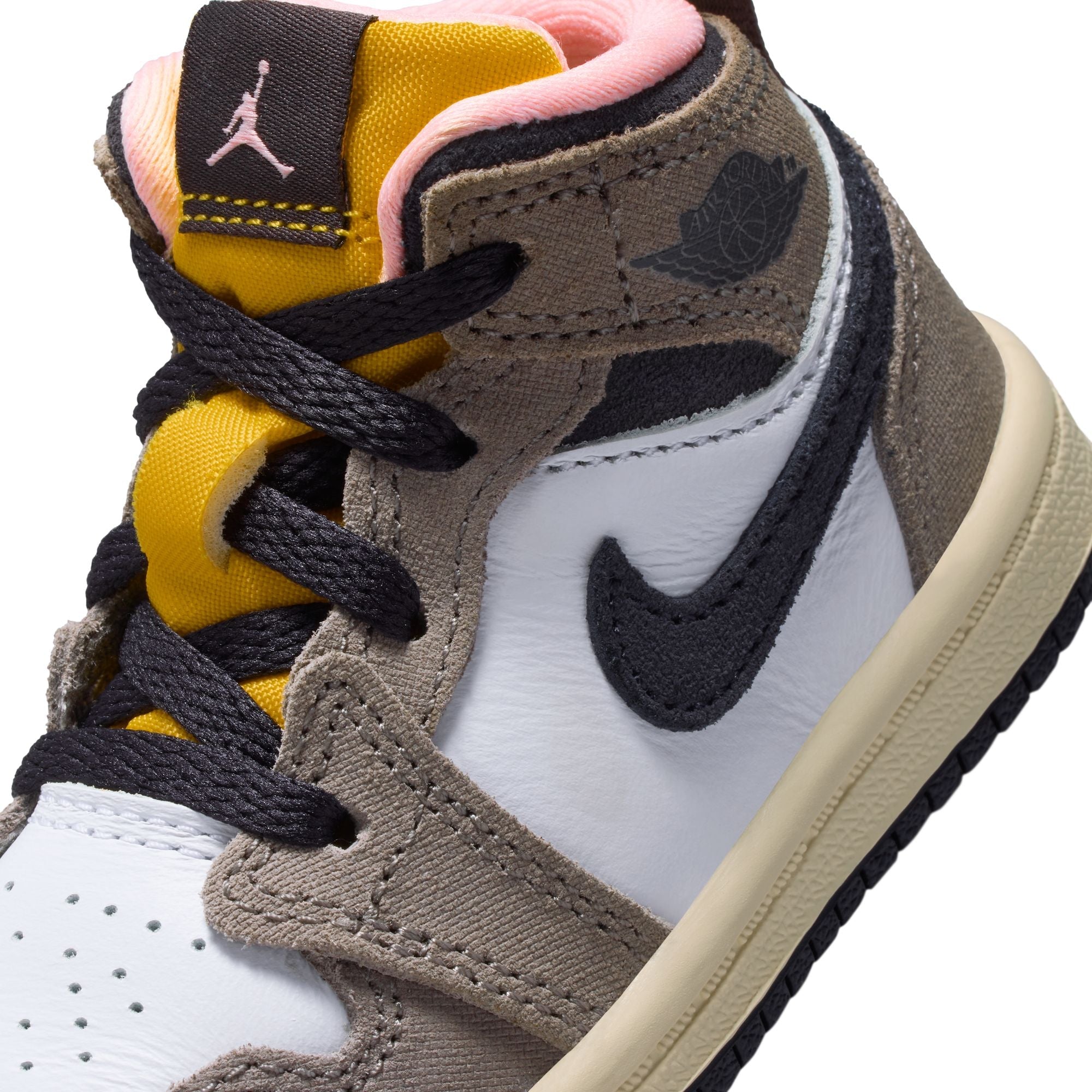 Air Jordan (TD) 1 Mid SE - Cave Stone by Denim Exchange