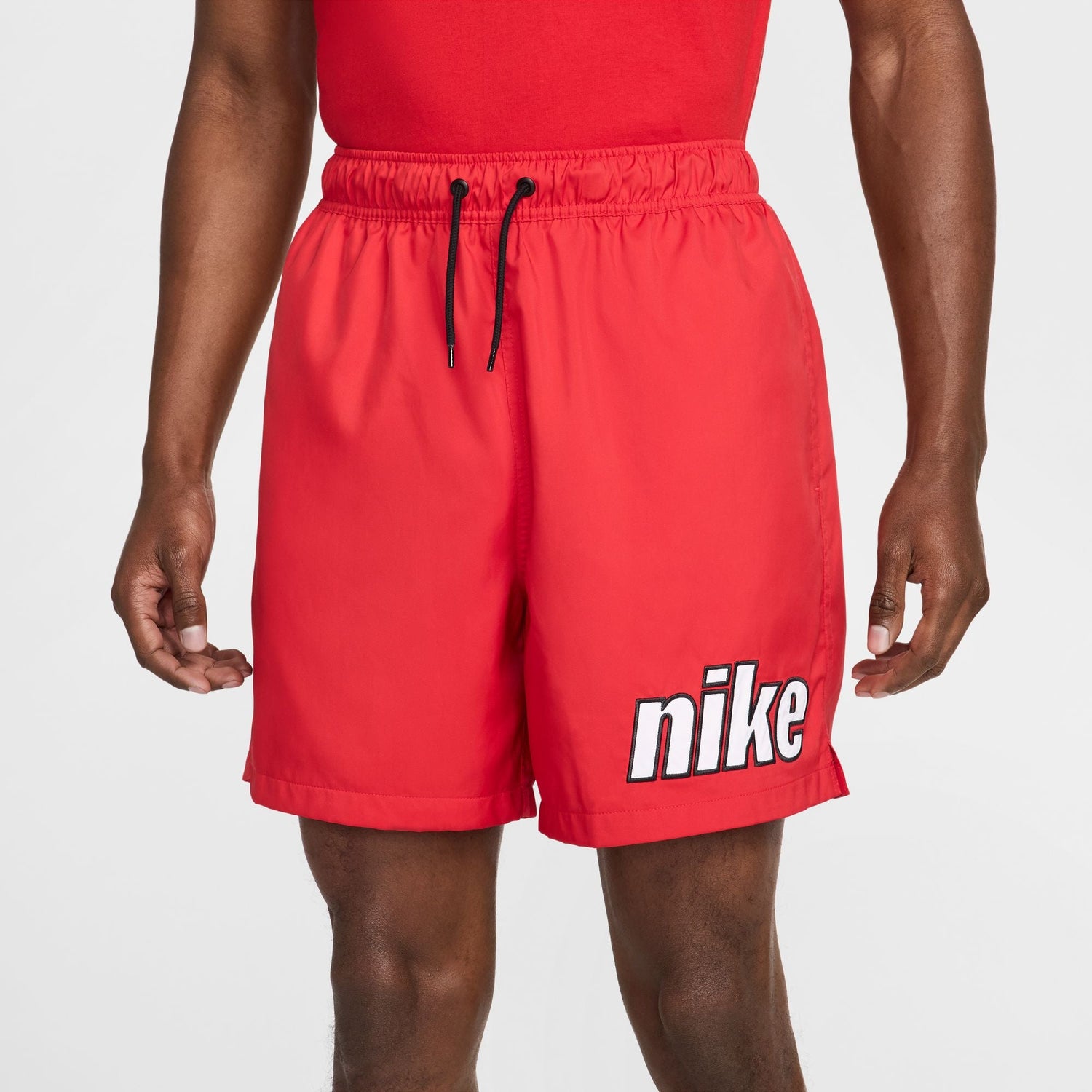 Nike Mens Club Flow Shorts - University Red by Denim Exchange