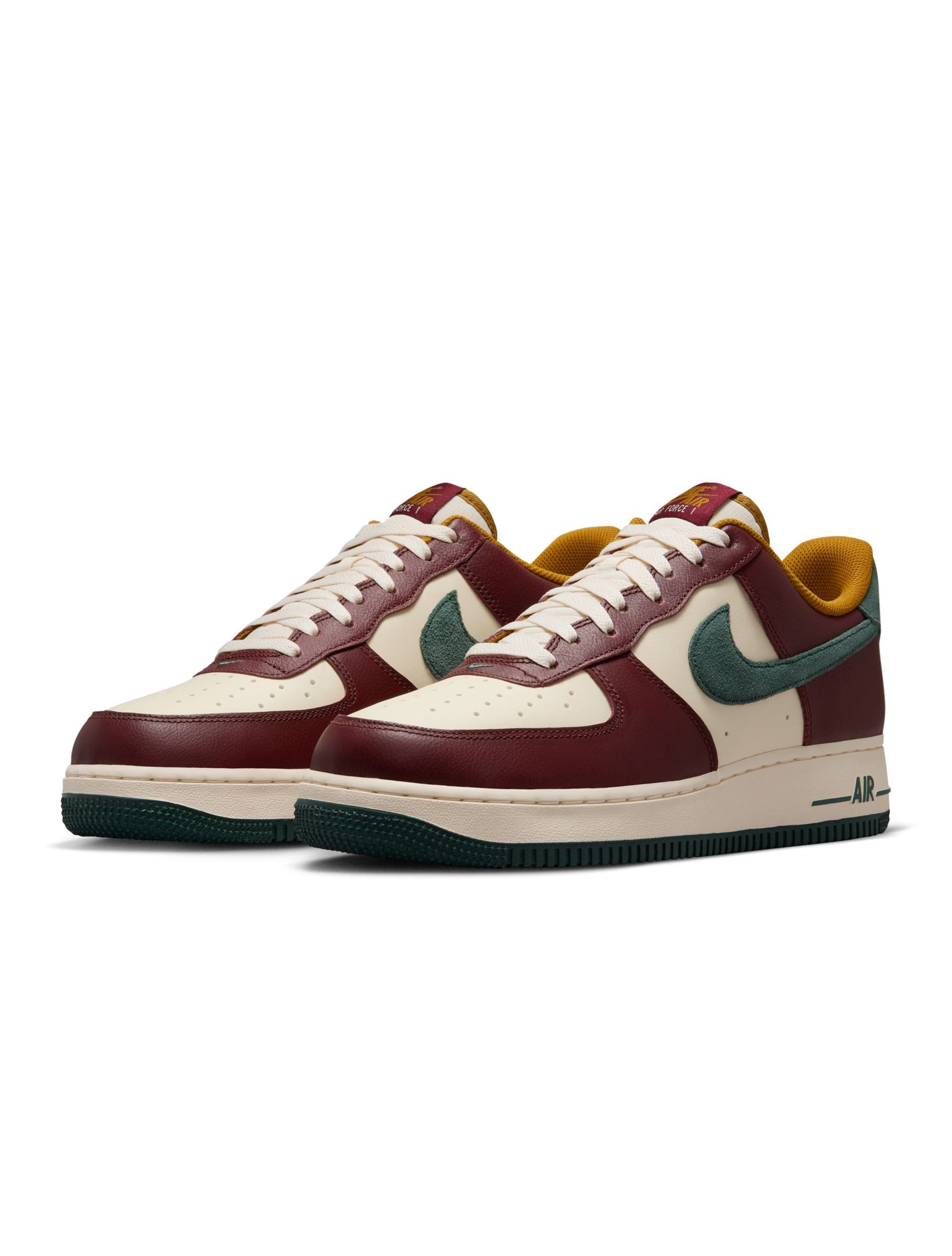 Nike Mens Air Force 1 Low - Team Red/Green by Denim Exchange