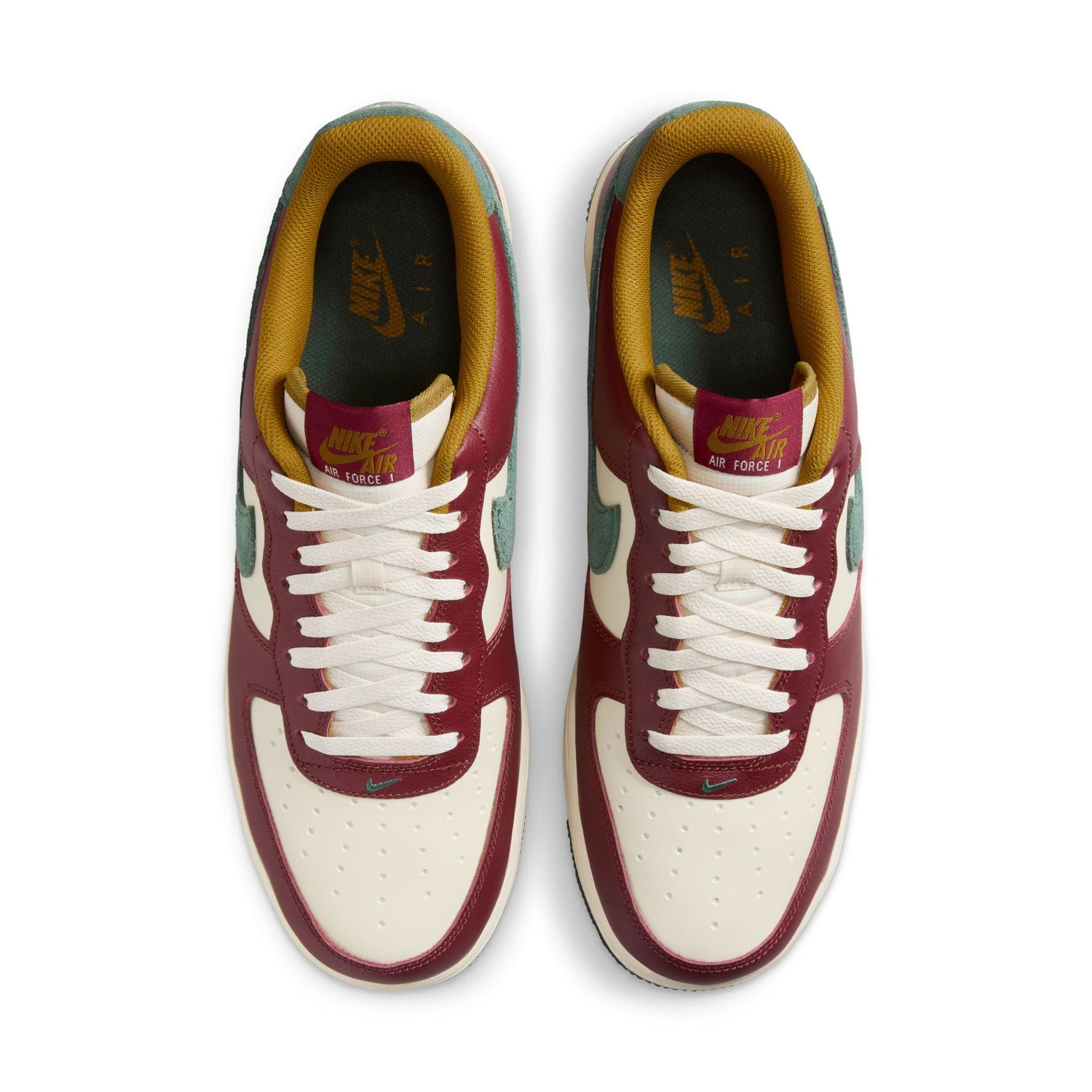 Nike Mens Air Force 1 Low - Team Red/Green by Denim Exchange