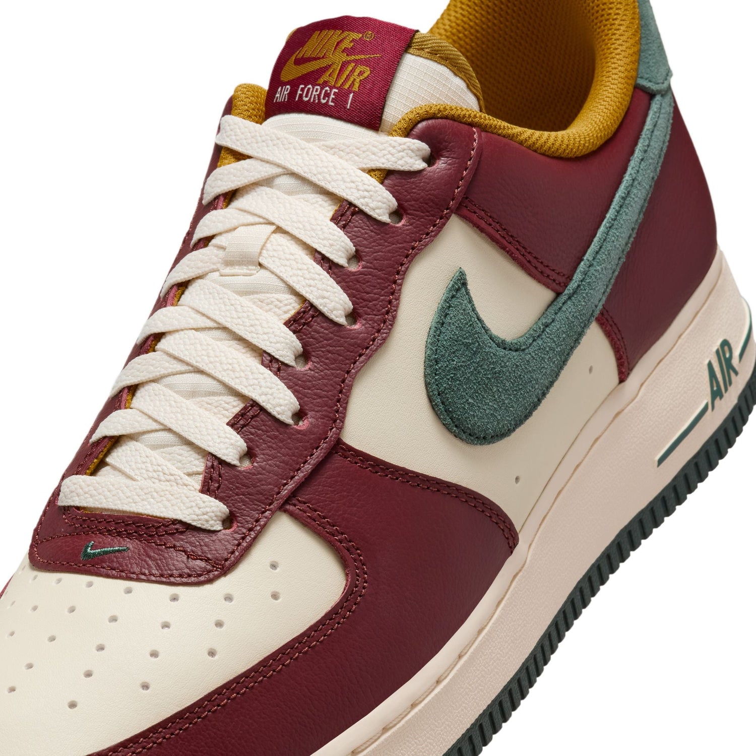 Nike Mens Air Force 1 Low - Team Red/Green by Denim Exchange