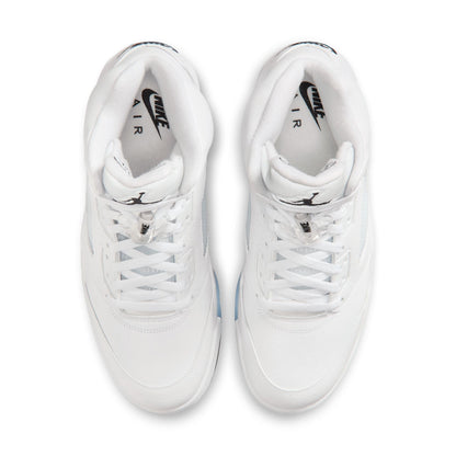 Air Jordan Mens 5 Retro - White Metallic by Denim Exchange