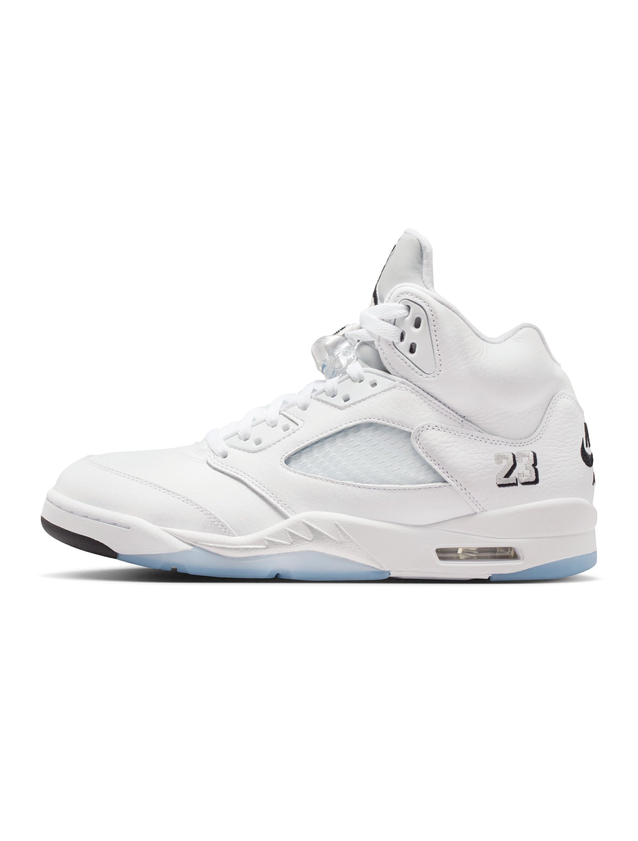 Air Jordan Mens 5 Retro - White Metallic by Denim Exchange