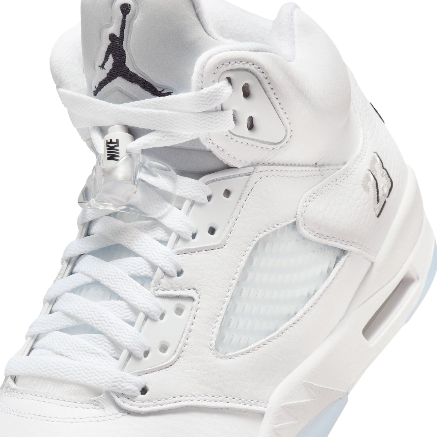 Air Jordan Mens 5 Retro - White Metallic by Denim Exchange