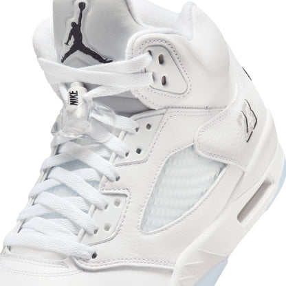 Air Jordan Mens 5 Retro - White Metallic by Denim Exchange
