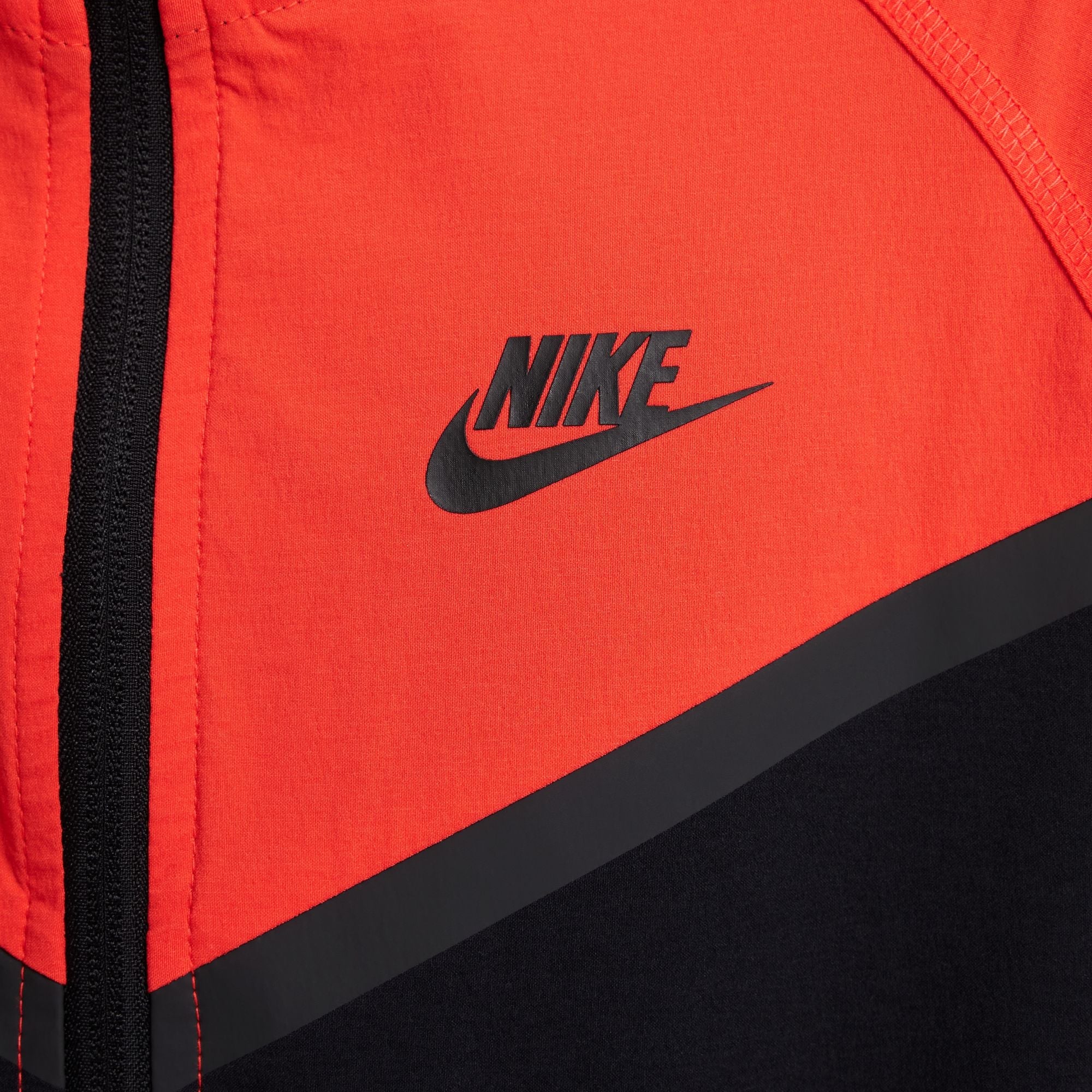 Nike Boys Tech Fleece Hoodie - Black/Light Crimson by Denim Exchange