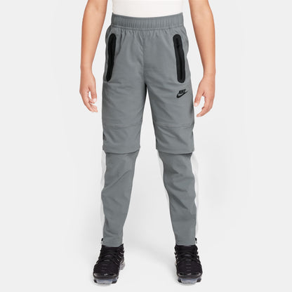 Nike Big Kids Tech Woven Pants - Smoke Grey by Denim Exchange