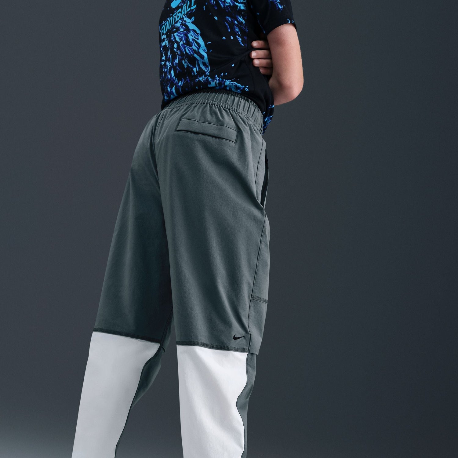 Nike Big Kids Tech Woven Pants - Smoke Grey by Denim Exchange