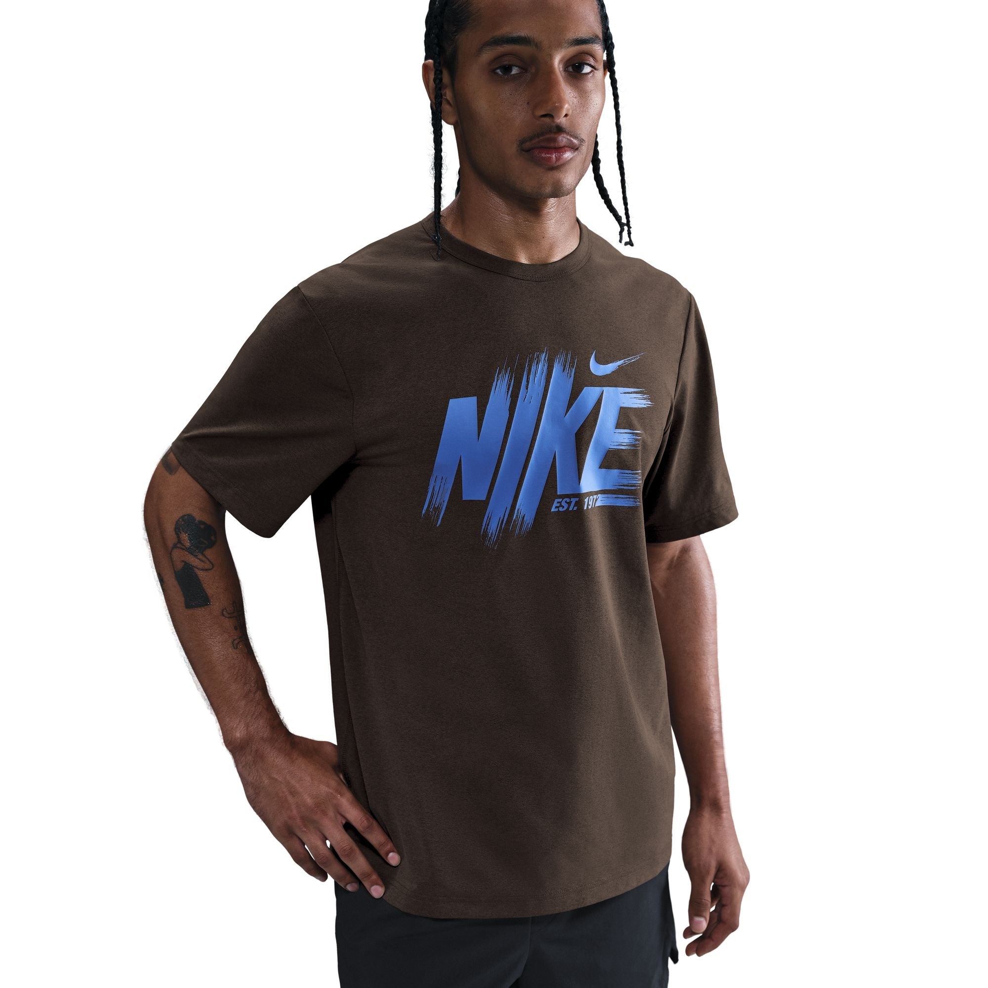 Nike Mens Hyverse Tee - Baroque Brown by Denim Exchange