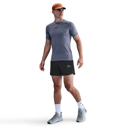 Nike Mens Pro Training 6" Shorts - Black/White by Denim Exchange