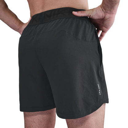 Nike Mens Pro Training 6" Shorts - Black/White by Denim Exchange