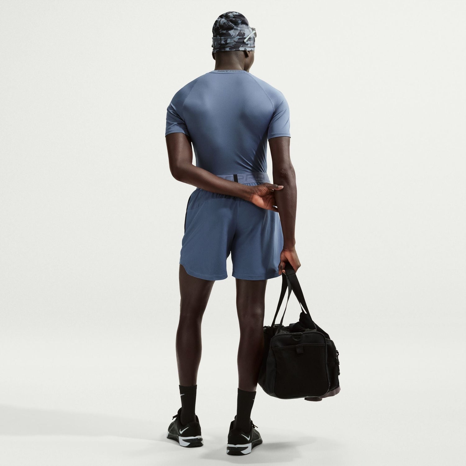 Nike Mens Pro Training 6" Shorts - Diffused Blue by Denim Exchange
